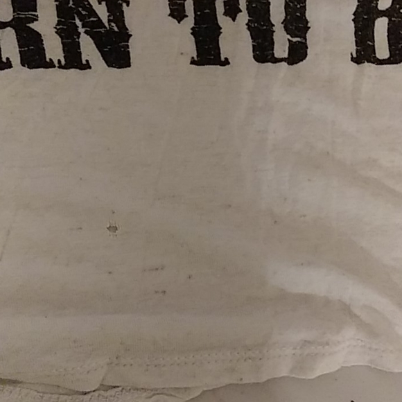 Pick 3👕15 Distressed cold shoulder t shirt - Picture 5 of 6